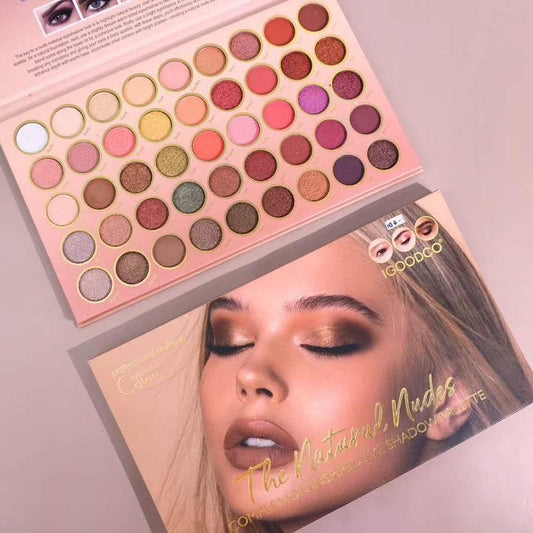The Natural Nudes Eyeshadow Palette - 45 color - - Pinky Cosmetics -- United Arab Emirates -- Pinky Cosmetics