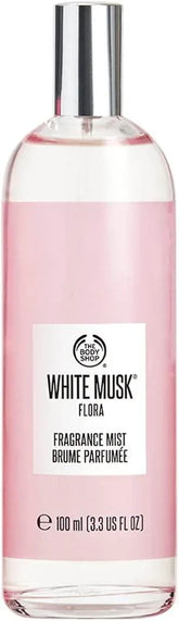 The Body Shop White Musk Flora Fragrance Mist 3.4 fl oz (100 ml) Authentic Product - - Pinky Cosmetics -- United Arab Emirates -- Pinky Cosmetics