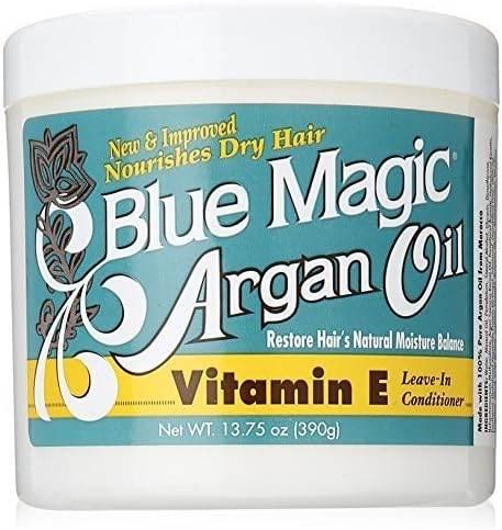 Blue Magic Argan Oil & Vitamin-e Leave-in Conditioner 13.75 Oz - - Pinky Cosmetics -- United Arab Emirates -- Pinky Cosmetics