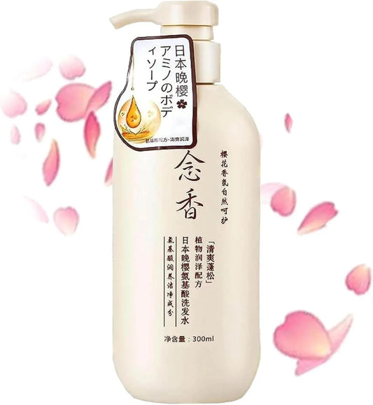 Japanese Shampoo, Hair Density Essential Shampoo, Repair Dry Damaged Hair, Japan's Evening Nianxiang Shampoo for Deeply Nourished Strong Hair - - Pinky Cosmetics -- United Arab Emirates -- Pinky Cosmetics