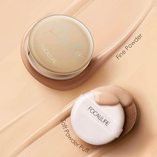 FOCALLURE Poreless BB Cushion Foundation – Full Coverage & Matte Finish - - Pinky Cosmetics -- United Arab Emirates -- Pinky Cosmetics