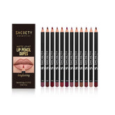 SHCOETY 12-Piece Matte Lip Liner Pencil Set - Lip Liner Set - SHCOETY Cosmetics -- United Arab Emirates -- Pinky Cosmetics