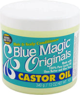 Roll over image to zoom in Blue Magic Organics Castor Oil 12 Ounce Jar - - Pinky Cosmetics -- United Arab Emirates -- Pinky Cosmetics