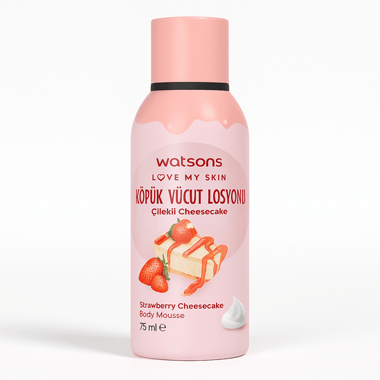 Watsons Strawberry Cheesecake Body Mousse – 75ml - Pinky Cosmetics
