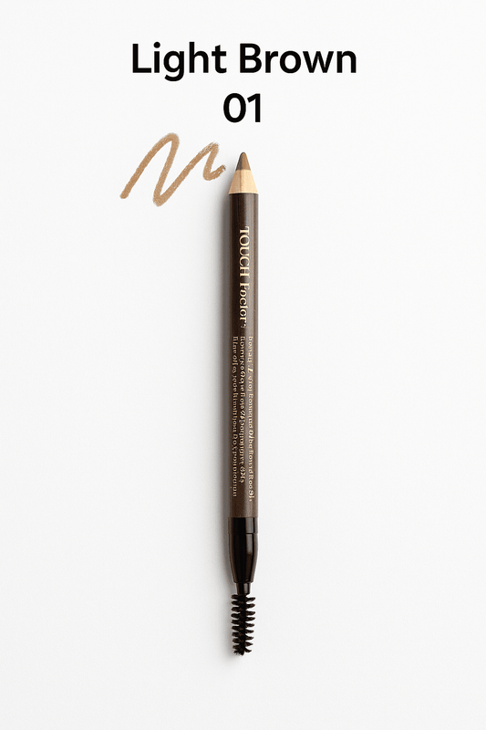 Touch Factor Eyebrow Wooden Pencil - 4 Shades Available - Pinky Cosmetics