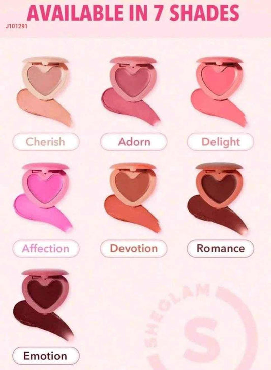 SHEGLAM Playing Cupid Cream Blush-Devotion Xmas Christmas Gift Winter Y2K Pink Black Friday Halloween Thanksgiving Christmas Decor Party Beach Travel 3 - - Pinky Cosmetics -- United Arab Emirates -- Pinky Cosmetics