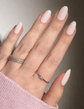 24Pcs Short Oval Nude Press On Nails Set in Macaron Candy Colors with Jelly Glue and Nail File for Daily Use and Parties - - Pinky Cosmetics -- United Arab Emirates -- Pinky Cosmetics