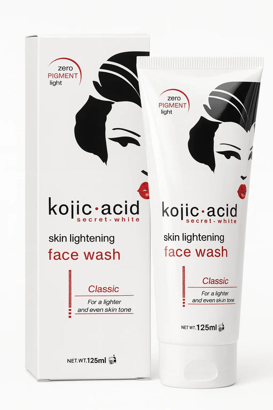 Kojic Acid Secret-White Skin Lightening Face Wash Classic - Skin Lightening Face Cleanser - Kojic Acid Secret-White -- United Arab Emirates -- Pinky Cosmetics