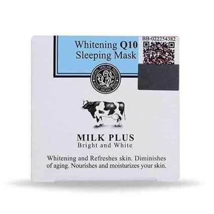 Milk Plus Whitening Q10 Sleeping Mask – Scentio - Pinky Cosmetics