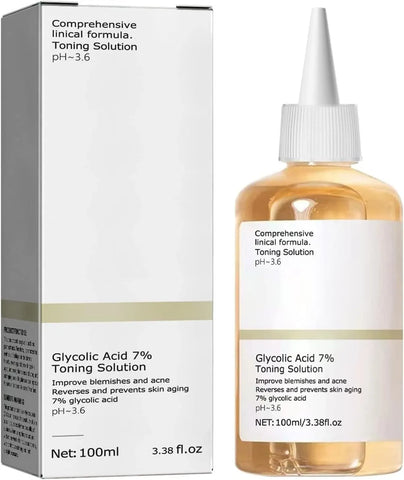 The Ordinary Glycolic Acid Toner - 7% Exfoliating Solution The Ordinary Face Toner  Pinky Cosmetics