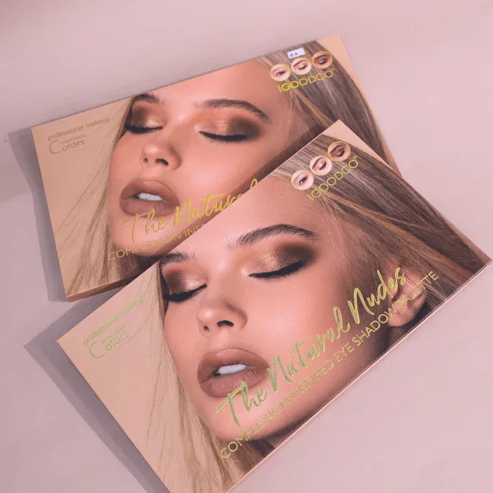 The Natural Nudes Eyeshadow Palette - 45 color - Eyeshadow Palette - IGOODCO -- United Arab Emirates -- Pinky Cosmetics