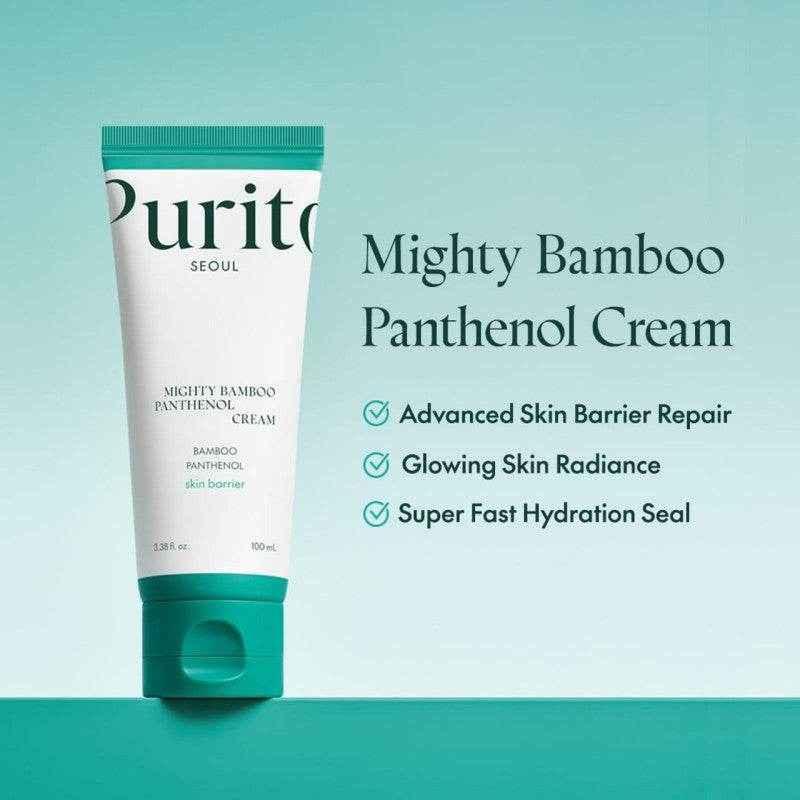 Purito Bamboo Cream for Hydration - Mighty Panthenol Cream - - Pinky Cosmetics -- United Arab Emirates -- Pinky Cosmetics