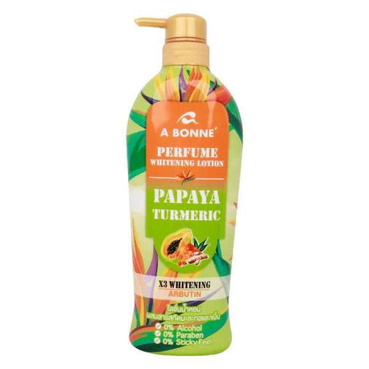 A Bonne Papaya Turmeric Perfume Whitening Lotion 500 ml - - Pinky Cosmetics -- United Arab Emirates -- Pinky Cosmetics
