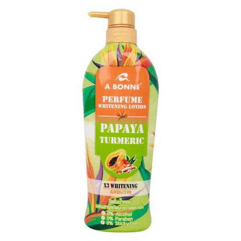 A Bonne Papaya Turmeric Perfume Whitening Lotion 500 ml - - Pinky Cosmetics -- United Arab Emirates -- Pinky Cosmetics