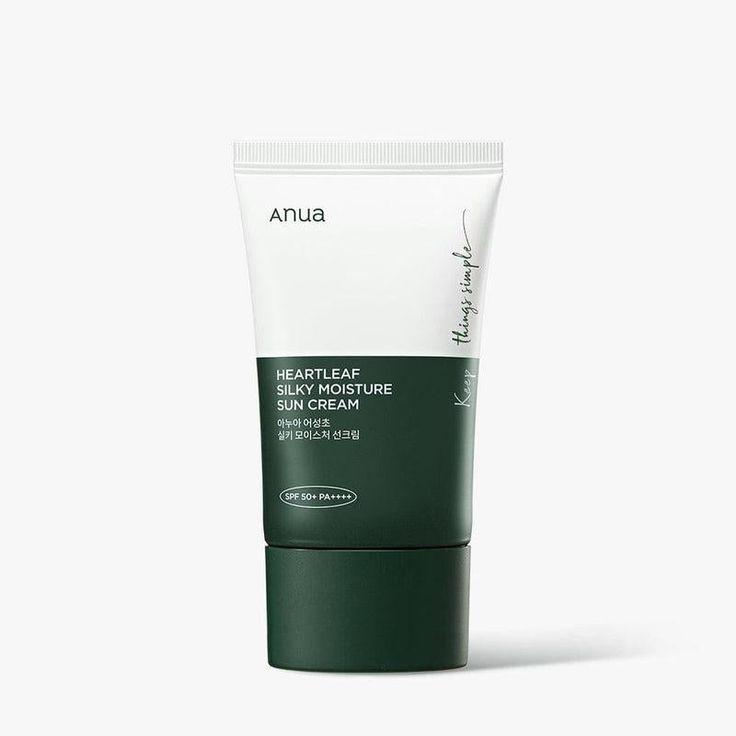 Anua Heartleaf Silky Moisture Sun Cream SPF50+ - Pinky Cosmetics