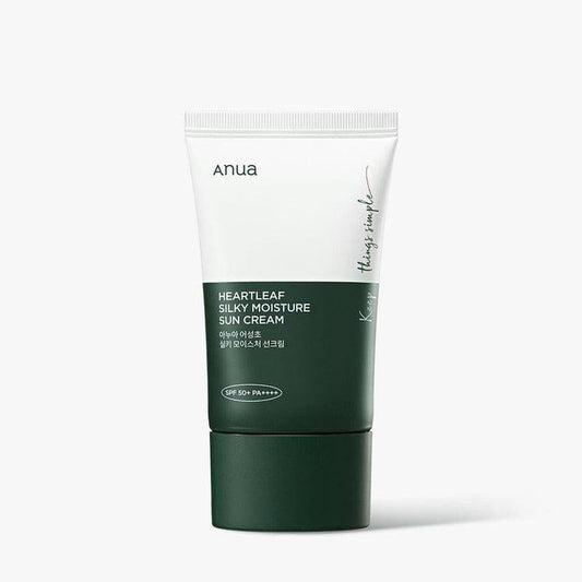 Anua Heartleaf Silky Moisture Sun Cream SPF50+ - Pinky Cosmetics