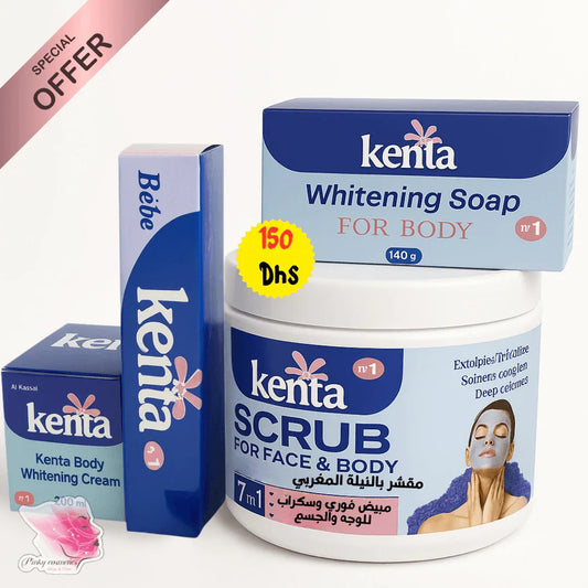 Kenta Moroccan Whitening Offer Set (4-in-1) - offer set - Kenta -- United Arab Emirates -- Pinky Cosmetics