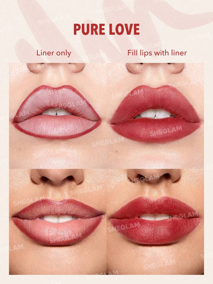 SHEGLAM Love Stained Lip Tint Marker - Matte Red Pen