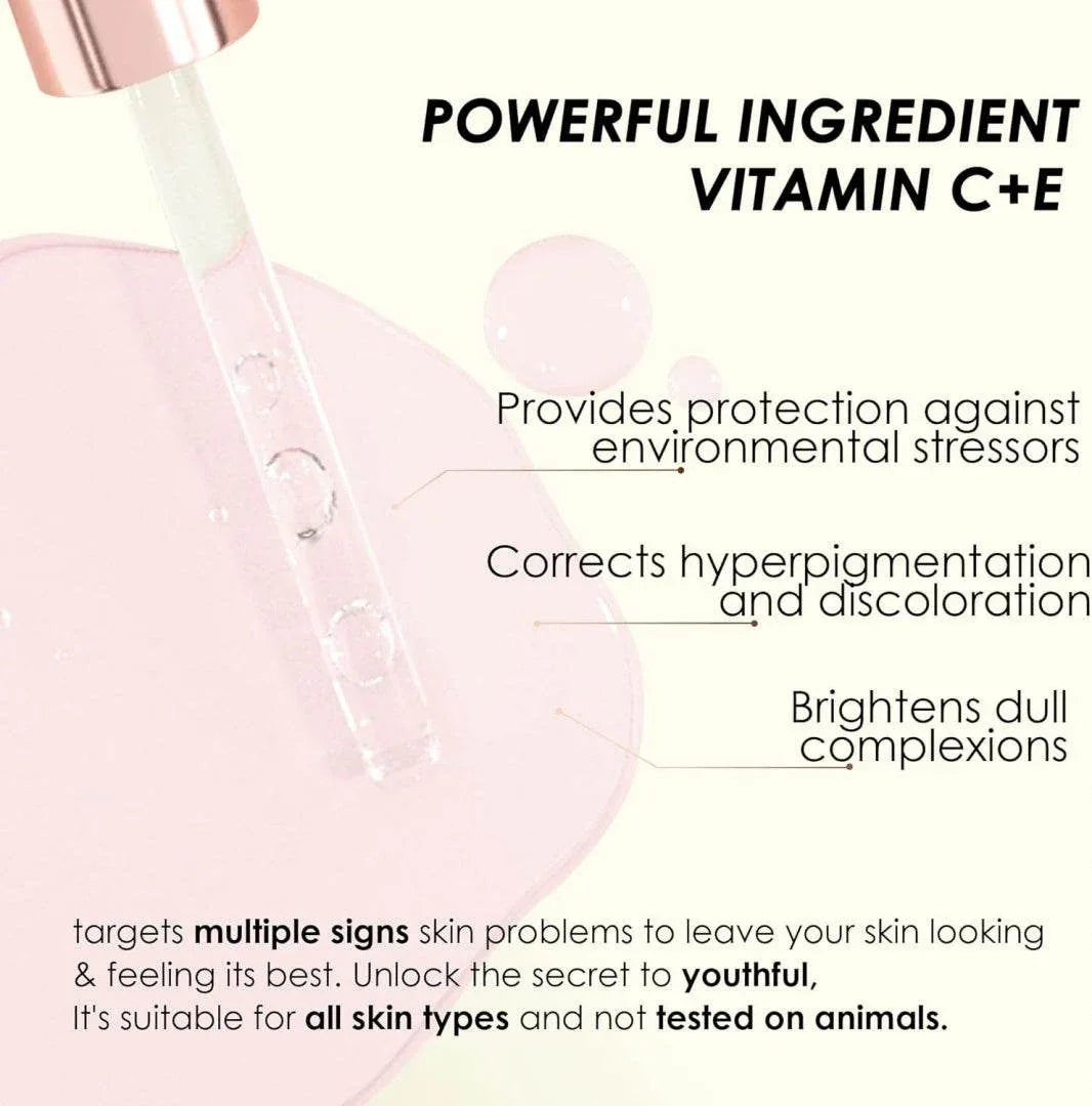 Almoes Serum 20% Vitamin C, Alpha Arbutin, Polyglutamic Acid 1 Fl Oz - - Pinky Cosmetics -- United Arab Emirates -- Pinky Cosmetics