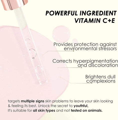 Almoes Serum 20% Vitamin C, Alpha Arbutin, Polyglutamic Acid 1 Fl Oz - - Pinky Cosmetics -- United Arab Emirates -- Pinky Cosmetics