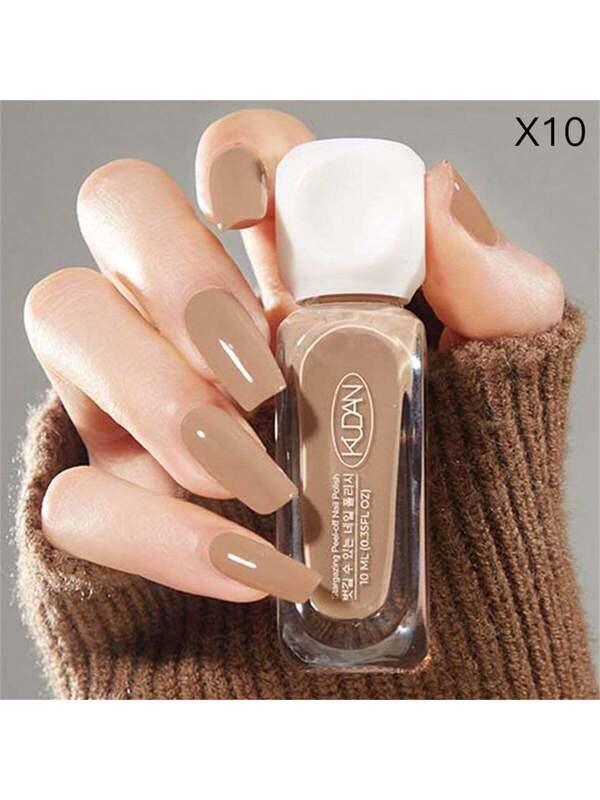 Peelable Water Nail Polish Set - KADAN Odorless - Nail Polish - KADAN -- United Arab Emirates -- Pinky Cosmetics