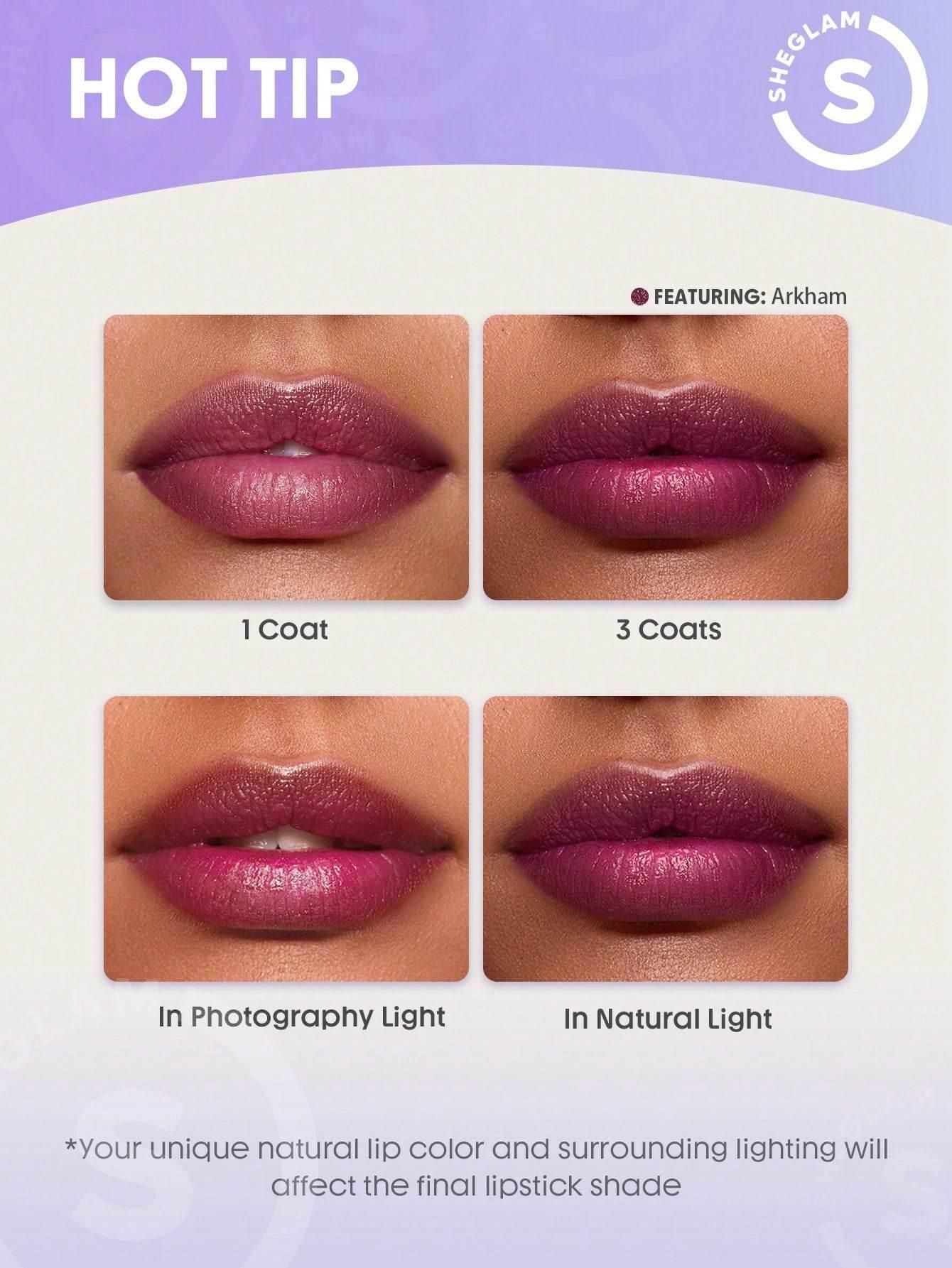 SHEGLAM Thrill Seeker Color-Changing Lipstick - - Pinky Cosmetics -- United Arab Emirates -- Pinky Cosmetics