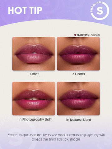 SHEGLAM Thrill Seeker Color-Changing Lipstick - - Pinky Cosmetics -- United Arab Emirates -- Pinky Cosmetics