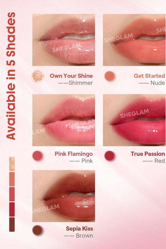 SHEGLAM Push to Plump Booster Shine Plumping Lip Gloss