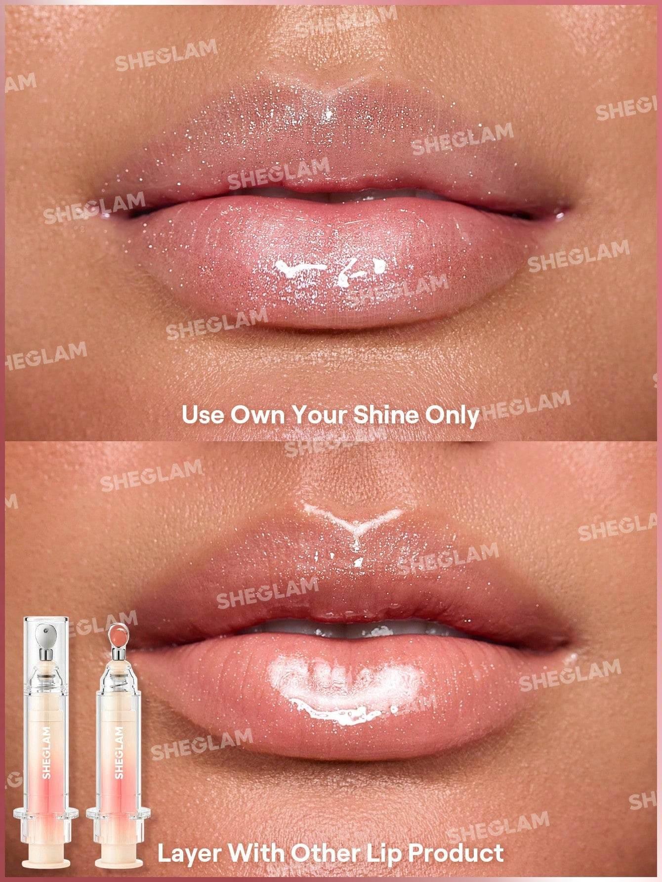 SHEGLAM Push to Plump Booster Shine Plumping Lip Gloss - Lip Products - SHEGLAM -- United Arab Emirates -- Pinky Cosmetics
