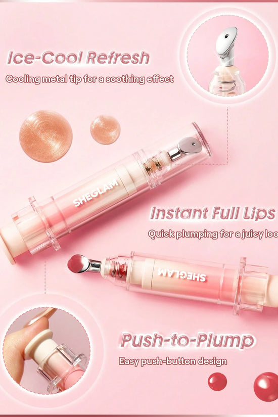 SHEGLAM Push to Plump Booster Shine Plumping Lip Gloss