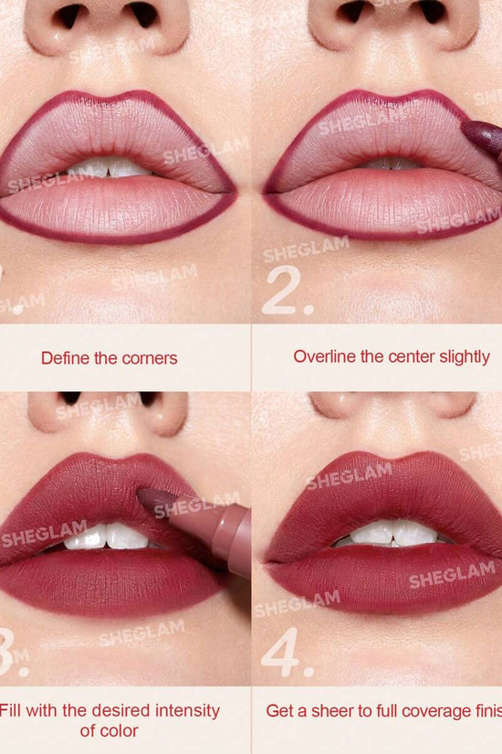 SHEGLAM Love Stained Lip Tint Marker - Matte Red Pen