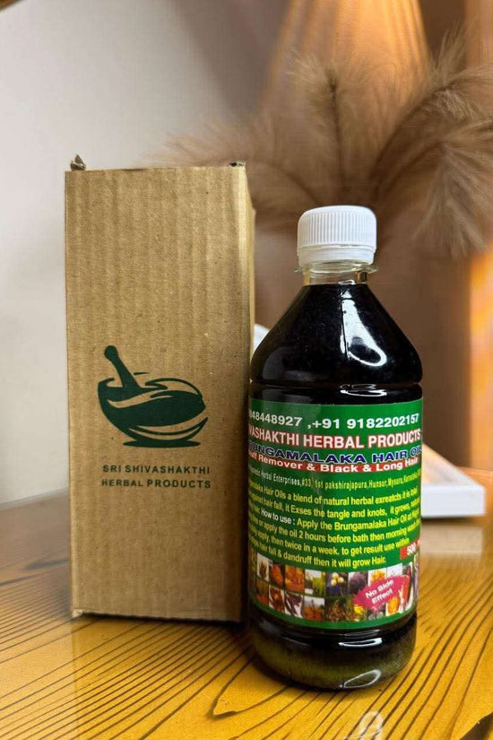 Sri Shivashakthi Herbal Hair Oil (500ml) - Pinky Cosmetics