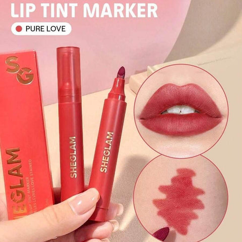 SHEGLAM Love Stained Lip Tint Marker - Matte Red Pen - Lip Products - SHEGLAM -- United Arab Emirates -- Pinky Cosmetics
