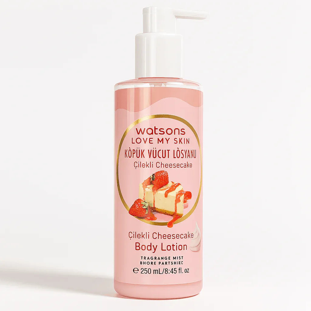 Watsons Strawberry Cheesecake Body Lotion – 250ml - Body Lotion - Watsons -- United Arab Emirates -- Pinky Cosmetics