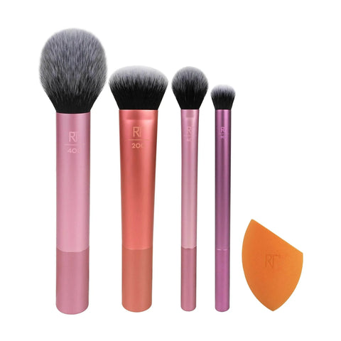 Real Techniques Everyday Essentials Brush Set ✨🖌 - - Pinky Cosmetics -- United Arab Emirates -- Pinky Cosmetics