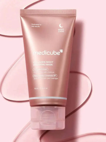 MEDICUBE PDRN Pink Caffeine Night Wrapping Mask 75ml - Face Care - Face Masks - MEDICUBE -- United Arab Emirates -- Pinky Cosmetics