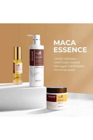 Karseell Magic Power Collagen Set - Ultimate Hair Repair - Hair set (shampoo, mask, oil) - Karseell -- United Arab Emirates -- Pinky Cosmetics