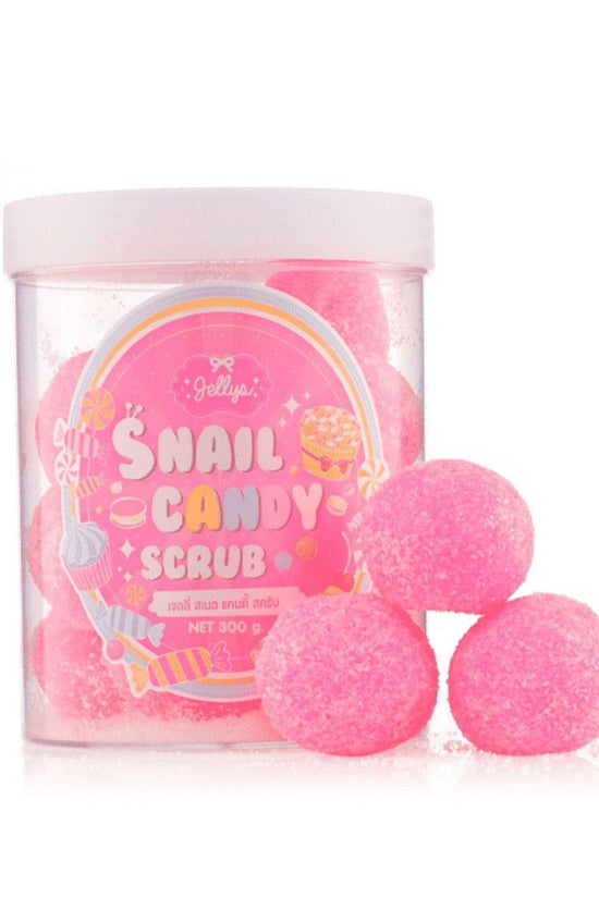 Jellys Snail Candy Body Scrub – Pink Exfoliating Balls - Pinky Cosmetics