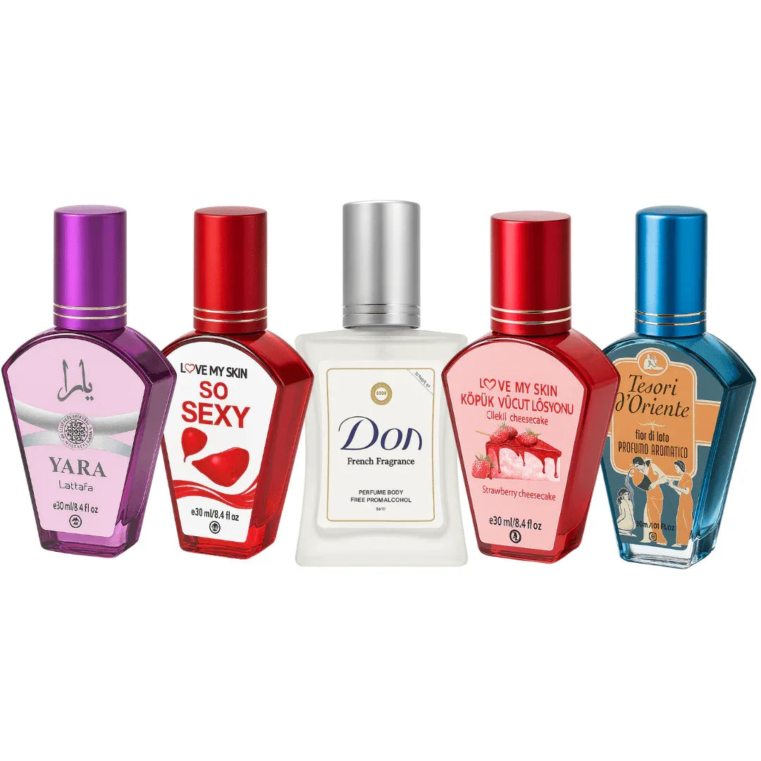 Premium Perfume Selection - 5 Luxury Scents 30ml - Perfumes & Fragrances - Multi-Brand Luxury Collection -- United Arab Emirates -- Pinky Cosmetics