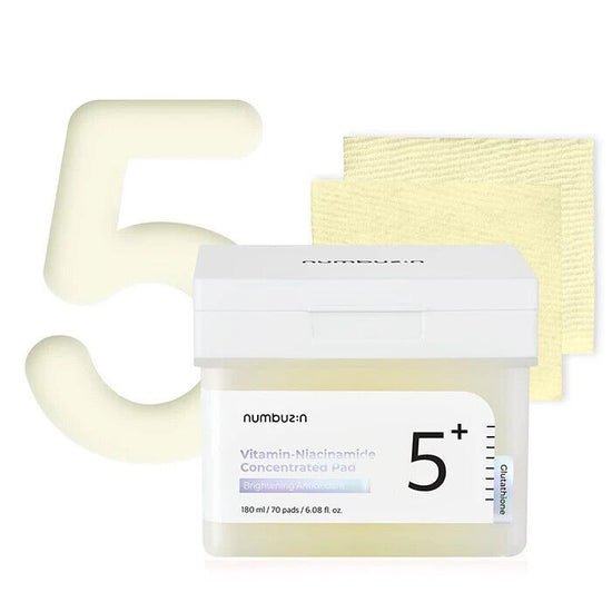 Numbuzin 5+ Vitamin-Niacinamide Pads (70 Pads) - Pinky Cosmetics