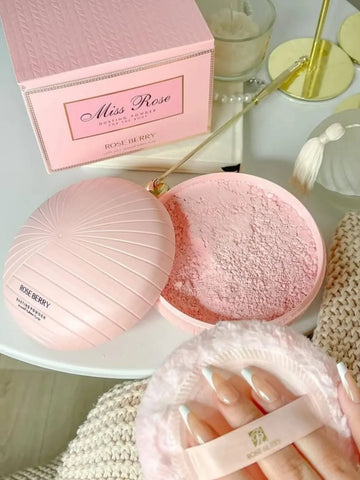 Rose Berry Miss Rose Body Powder - Miss Dior Scent Rose Berry Body Powder  Pinky Cosmetics