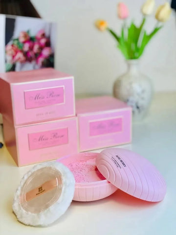 Rose Berry Miss Rose Body Powder - Miss Dior Scent Rose Berry Body Powder  Pinky Cosmetics