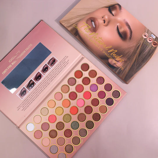 The Natural Nudes Eyeshadow Palette - 45 color - Pinky Cosmetics