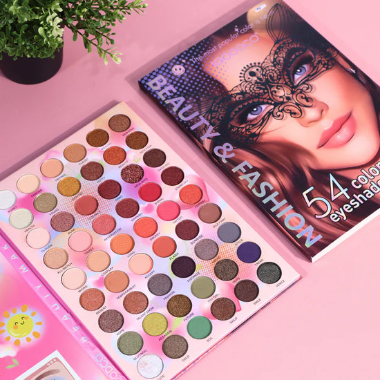 IGOODCO 54-Color Beauty & Fashion Eyeshadow Palette - Pinky Cosmetics