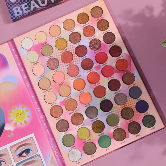 IGOODCO 54-Color Beauty & Fashion Eyeshadow Palette - Pinky Cosmetics