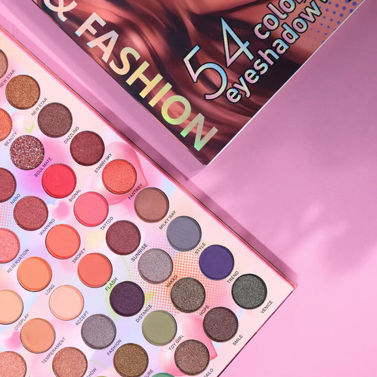 IGOODCO 54-Color Beauty & Fashion Eyeshadow Palette - Pinky Cosmetics