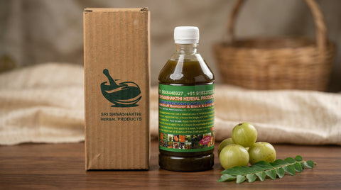 Sri Shivashakthi Herbal Hair Oil (500ml) Sri Shivashakthi Herbal Products Hair Oil  Pinky Cosmetics