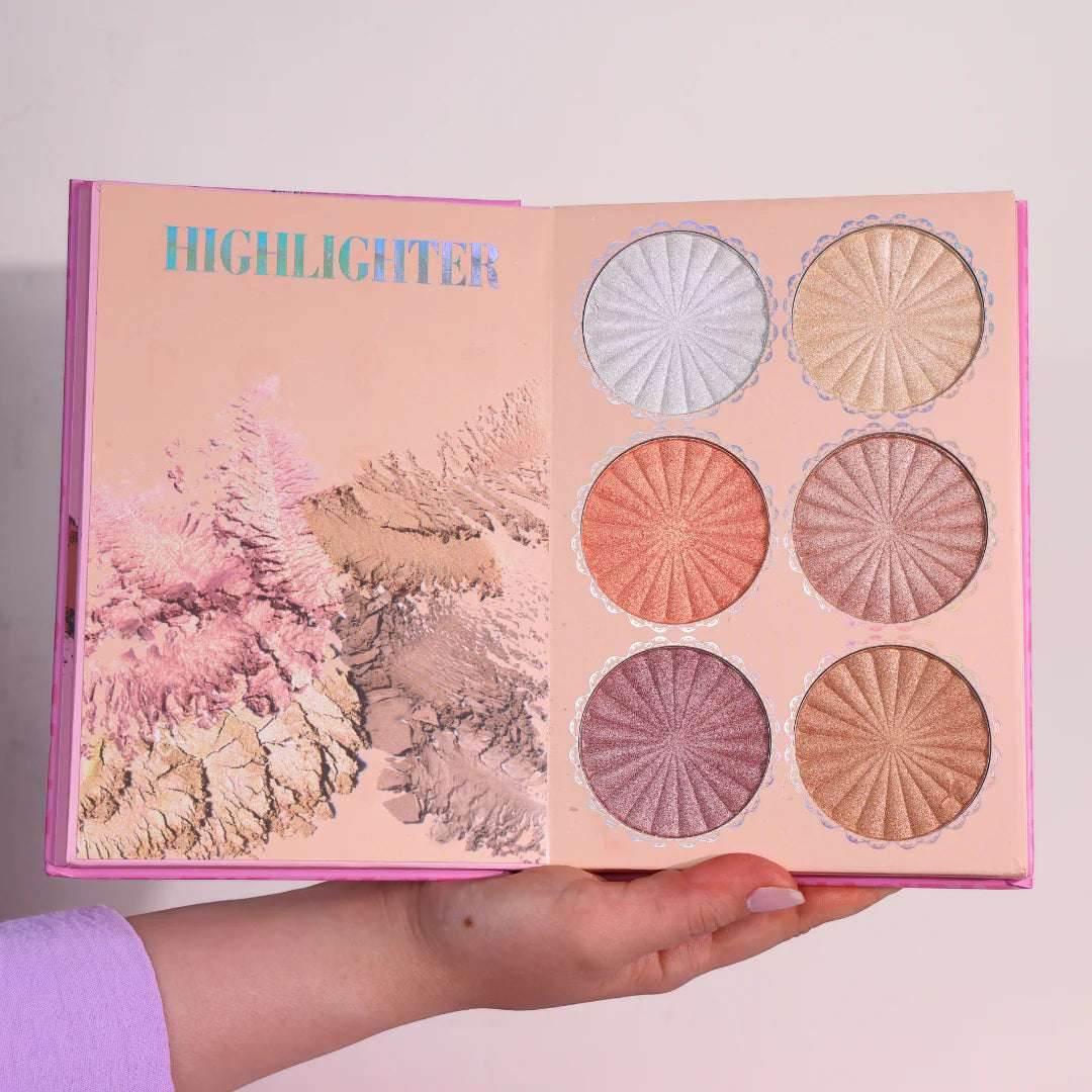 4 in 1 Makeup Palette with Vibrant Shades for All Skin Tones - - Pinky Cosmetics -- United Arab Emirates -- Pinky Cosmetics