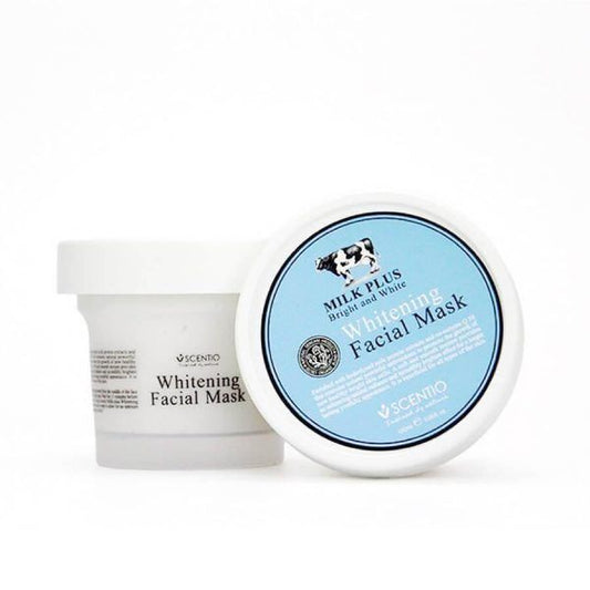 Scentio Milk Plus Whitening Facial Scrub 100ml - Pinky Cosmetics