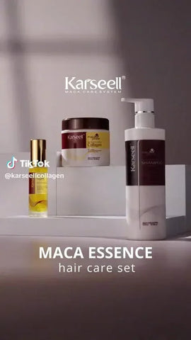 Karseell Magic Power Collagen Set - Ultimate Hair Repair - Hair set (shampoo, mask, oil) - Karseell -- United Arab Emirates -- Pinky Cosmetics